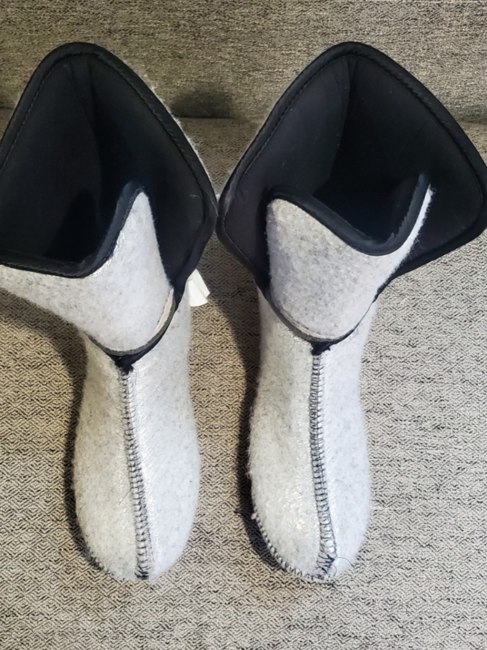 Men's Insulated Winter Boot Liners Pair Thermal Felt Shoe Inserts